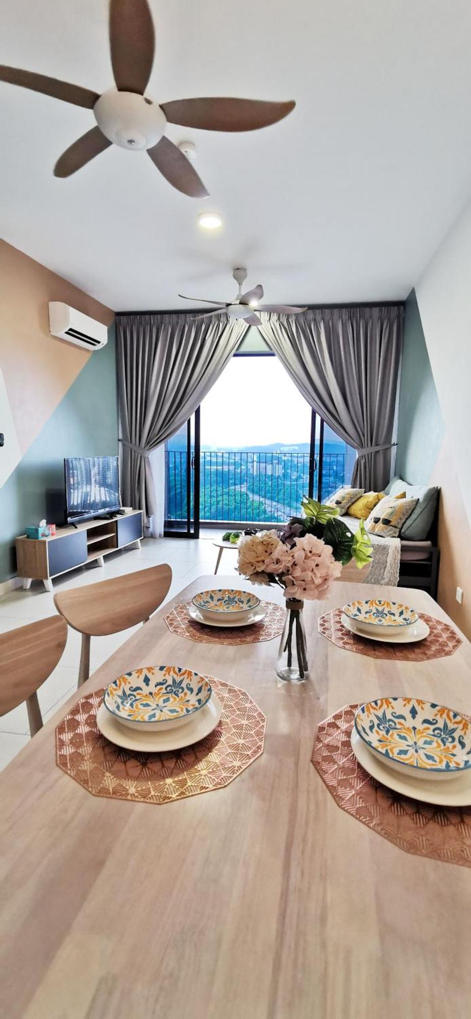 Astetica Pool & Lake View High Floor 100Mbps Wifi Netflix Seri Kembangan Værelse billede